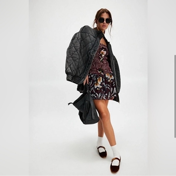 NWOT Free People Bali Aveline Velvet Mini Dress Size XS - Picture 3 of 5